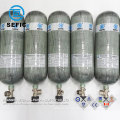 China Manufacturer 3L/6.8L/9L/12L Scuba Tank Carbon Fiber Gas Cylinder